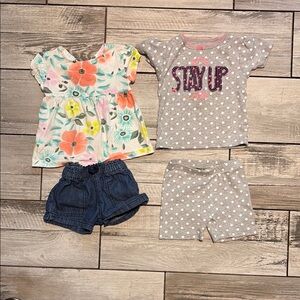 11 piece toddler girl clothing lot 2t/24 months.